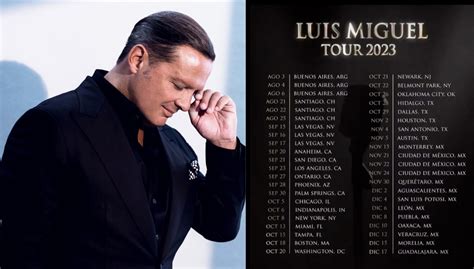 fechas para luis miguel